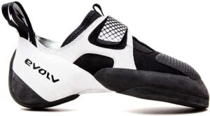 Fotografía de perfil del pie de gato Zenist de la marca Evolv