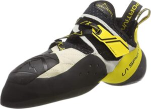 Fotografía en perspectiva del pie de gato Solution de la marca La Sportiva